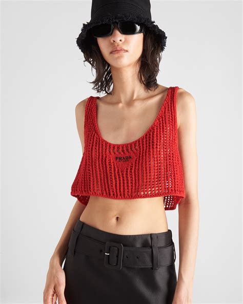 prada tenue|prada cropped tops.